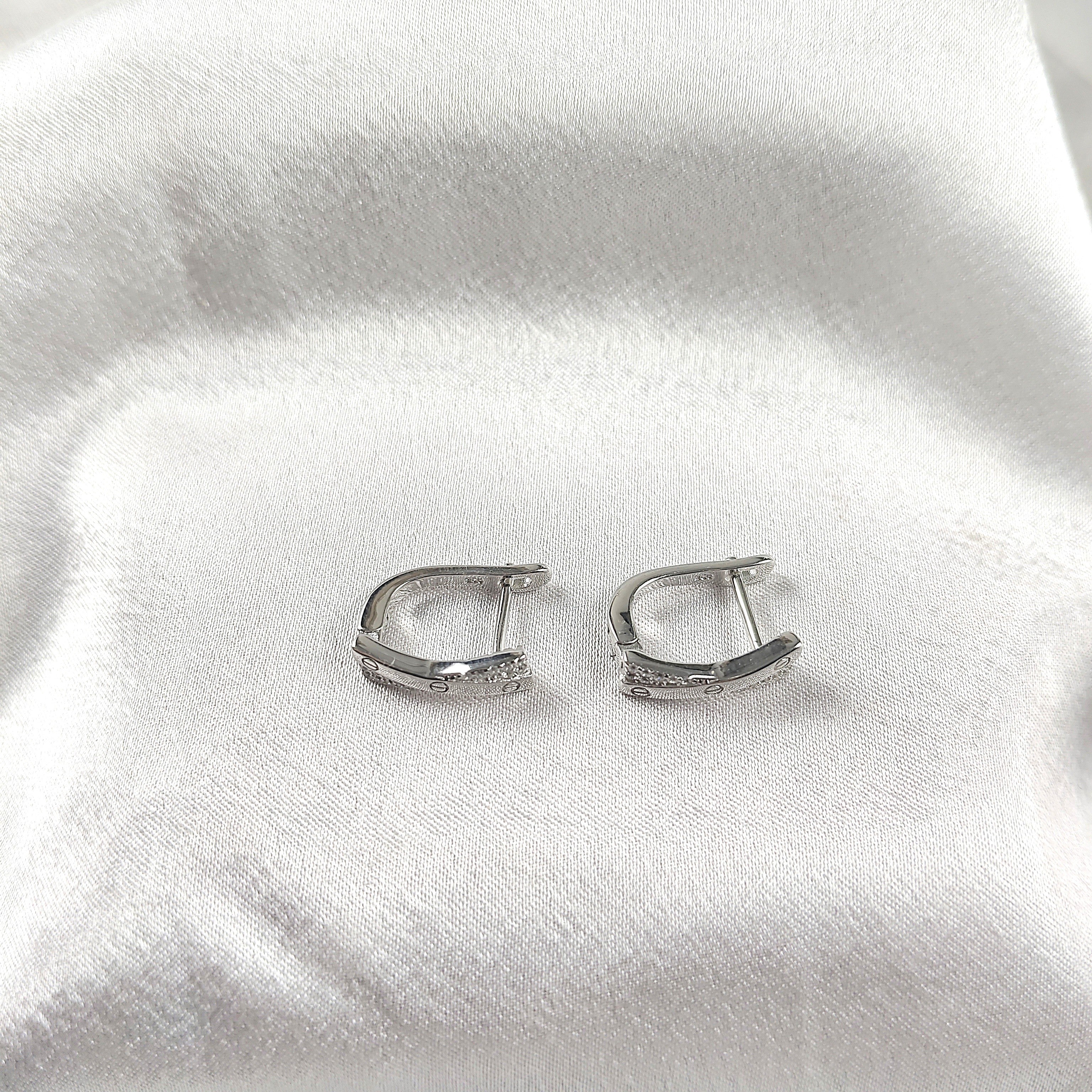 Boucles d’Oreilles Infini & Cœurs en Argent 925 Boucles d’Oreilles Infini & Cœurs en Argent 925