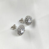 Boucles d’Oreilles Halo en Argent 925 & Zircons Brillants Boucles d’Oreilles Halo en Argent 925 & Zircons Brillants