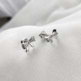 Boucles d’Oreilles Nœud Élégant en Argent 925 Boucles d’Oreilles Nœud Élégant en Argent 925