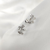 Boucles d’Oreilles Nœud Élégant en Argent 925 Boucles d’Oreilles Nœud Élégant en Argent 925
