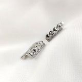 Boucles d’Oreilles Cœurs Alignés en Argent 925 – Romance Éternelle Boucles d’Oreilles Cœurs Alignés en Argent 925 – Romance Éternelle