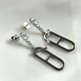 Boucles d’Oreilles Design Moderne en Argent 925 – Chaîne & Maillon Boucles d’Oreilles Design Moderne en Argent 925 – Chaîne & Maillon