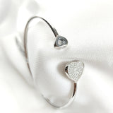 Bracelet Cœur Ouvert en Argent 925 – Élégance Minimaliste Bracelet Cœur Ouvert en Argent 925 – Élégance Minimaliste