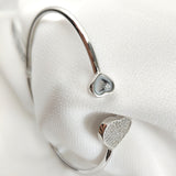 Bracelet Cœur Ouvert en Argent 925 – Élégance Minimaliste Bracelet Cœur Ouvert en Argent 925 – Élégance Minimaliste