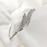 Bracelet Ailes Étincelantes en Argent 925 – Zircons Pavés Bracelet Ailes Étincelantes en Argent 925 – Zircons Pavés