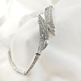 Bracelet Ailes Étincelantes en Argent 925 – Zircons Pavés Bracelet Ailes Étincelantes en Argent 925 – Zircons Pavés