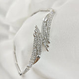 Bracelet Ailes Étincelantes en Argent 925 – Zircons Pavés Bracelet Ailes Étincelantes en Argent 925 – Zircons Pavés