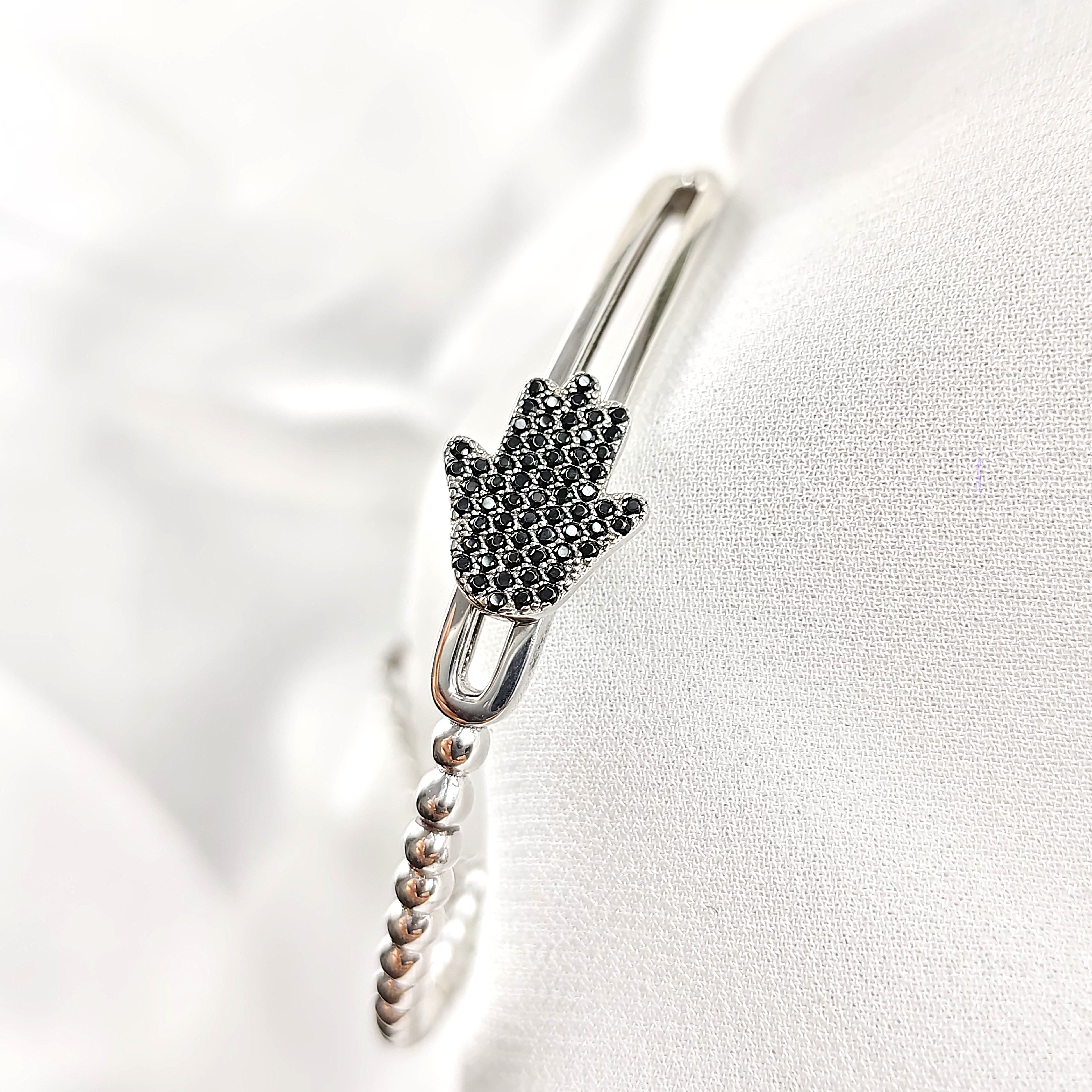 Bracelet Main de Fatma en Argent 925 – Protection & Élégance Bracelet Main de Fatma en Argent 925 – Protection & Élégance