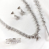 Parure Élégance Feuillage en Argent 925 Parure Élégance Feuillage en Argent 925