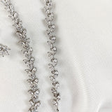 Parure Élégance Feuillage en Argent 925 Parure Élégance Feuillage en Argent 925