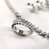 Parure Élégance Feuillage en Argent 925 Parure Élégance Feuillage en Argent 925