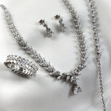 Parure Élégance Feuillage en Argent 925 Parure Élégance Feuillage en Argent 925