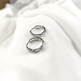 Créoles Texturées en Argent 925 – Élégance et Originalité Créoles Texturées en Argent 925 – Élégance et Originalité