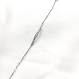 Gourmette en Argent 925 Ligne de Zircons Éclatants Gourmette en Argent 925 Ligne de Zircons Éclatants