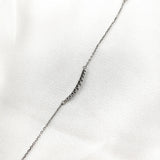 Gourmette en Argent 925 Ligne de Zircons Éclatants Gourmette en Argent 925 Ligne de Zircons Éclatants
