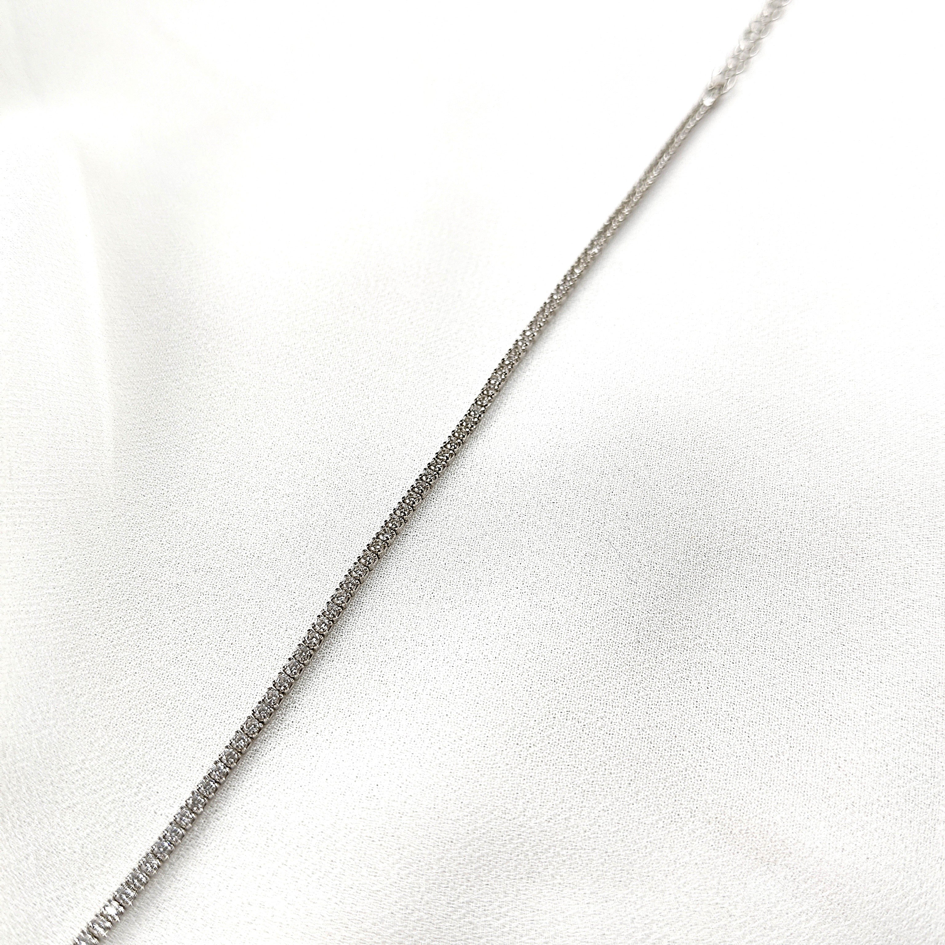 Gourmette en Argent 925 Style Tennis Zircons Gourmette en Argent 925 Style Tennis Zircons