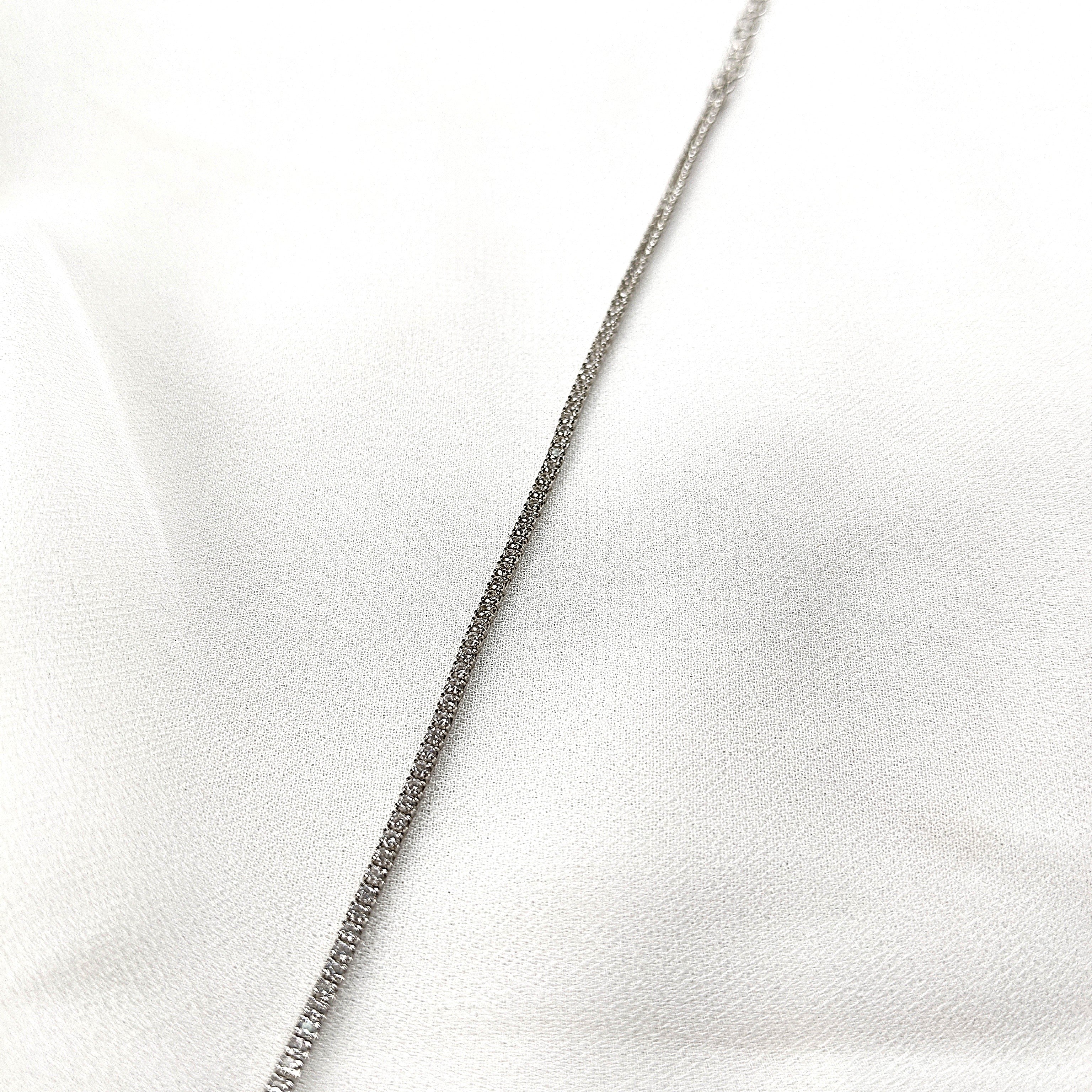 Gourmette en Argent 925 Style Tennis Zircons Gourmette en Argent 925 Style Tennis Zircons