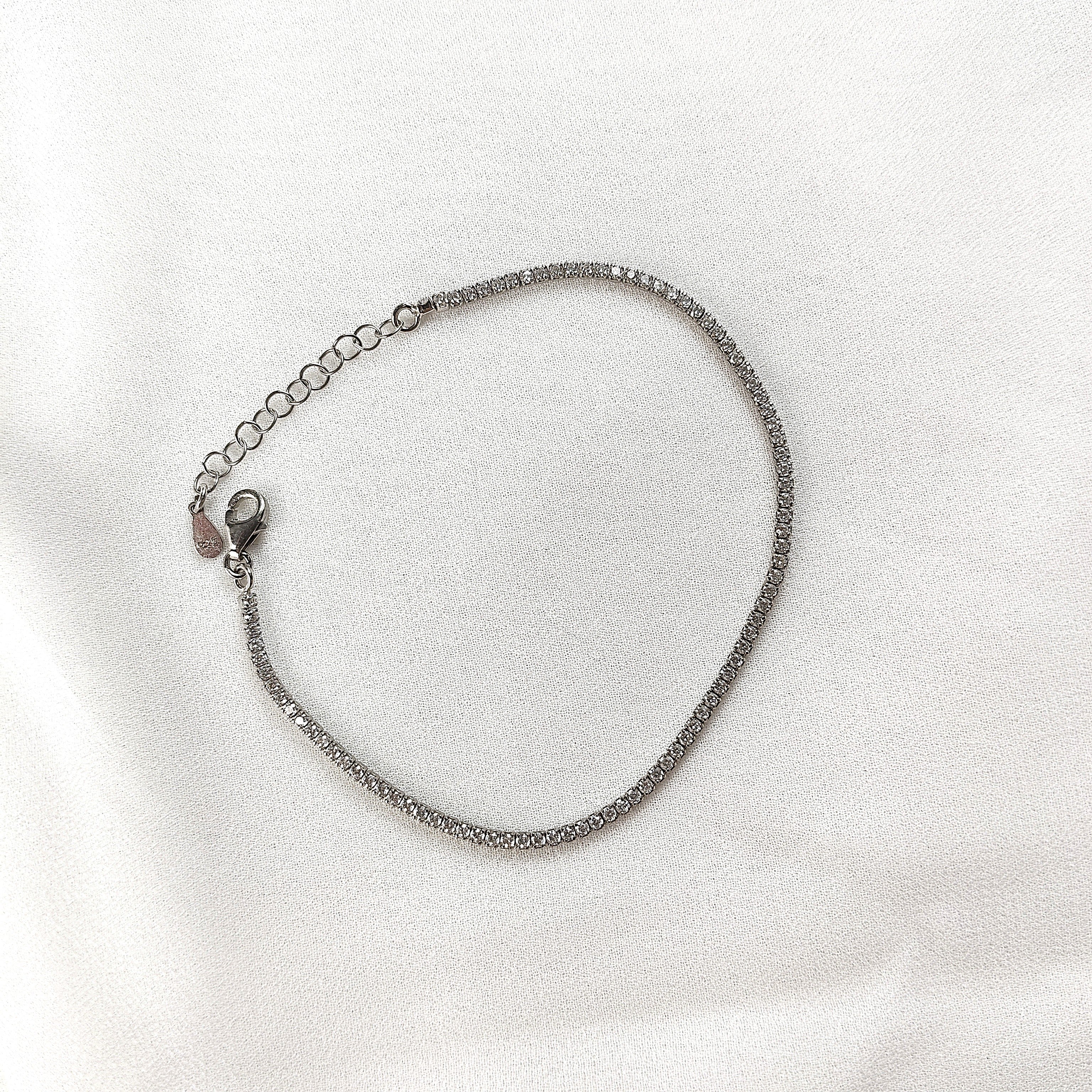 Gourmette en Argent 925 Style Tennis Zircons Gourmette en Argent 925 Style Tennis Zircons