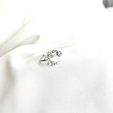 Bague Argent 925 Ouverte avec Zirconium et Perle Élégante Bague Argent 925 Ouverte avec Zirconium et Perle Élégante