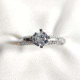 Bague en argent 925 solitaire sertie zircon – Élégance éternelle Bague en argent 925 solitaire sertie zircon – Élégance éternelle