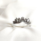 Bague en argent 925 couronne de princesse – Élégance royale Bague en argent 925 couronne de princesse – Élégance royale