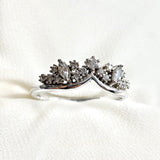 Bague en argent 925 couronne de princesse – Élégance royale Bague en argent 925 couronne de princesse – Élégance royale
