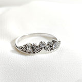 Bague en argent 925 couronne de princesse – Élégance royale Bague en argent 925 couronne de princesse – Élégance royale