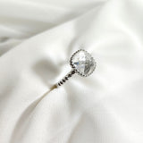 Bague en argent 925 avec pierre transparente – Élégance contemporaine Bague en argent 925 avec pierre transparente – Élégance contemporaine