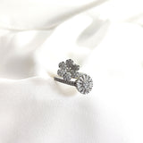 Bague en argent 925 fleurs éclatantes – Élégance florale Bague en argent 925 fleurs éclatantes – Élégance florale