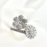 Bague en argent 925 fleurs éclatantes – Élégance florale Bague en argent 925 fleurs éclatantes – Élégance florale