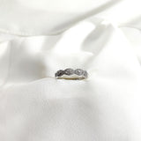Bague en argent 925 sertie de zircons – Élégance Feuillage Bague en argent 925 sertie de zircons – Élégance Feuillage