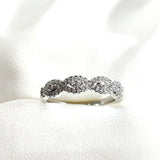 Bague en argent 925 sertie de zircons – Élégance Feuillage Bague en argent 925 sertie de zircons – Élégance Feuillage