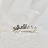 Bague couronne en argent 925 sertie de zircons – Reine d’Éclat Bague couronne en argent 925 sertie de zircons – Reine d’Éclat