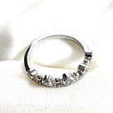 Bague couronne en argent 925 sertie de zircons – Reine d’Éclat Bague couronne en argent 925 sertie de zircons – Reine d’Éclat