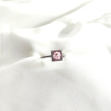 Bague en argent 925 avec pierre rose – Douceur Rosée Bague en argent 925 avec pierre rose – Douceur Rosée
