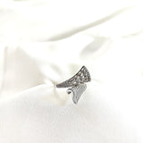 Bague en argent 925 design éventail – Élégance Sculptée Bague en argent 925 design éventail – Élégance Sculptée