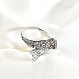 Bague en argent 925 design éventail – Élégance Sculptée Bague en argent 925 design éventail – Élégance Sculptée