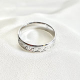 Bague Homme en argent motif grec intemporel Bague Homme en argent motif grec intemporel
