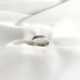 Bague Homme en argent motif gravé discret Bague Homme en argent motif gravé discret