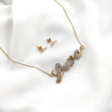 Parure “Love” en plaqué or – Garantie 10 ans Parure “Love” en plaqué or – Garantie 10 ans