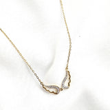 Chaîne ailes d’ange en plaqué or – Garantie 10 ans Chaîne ailes d’ange en plaqué or – Garantie 10 ans