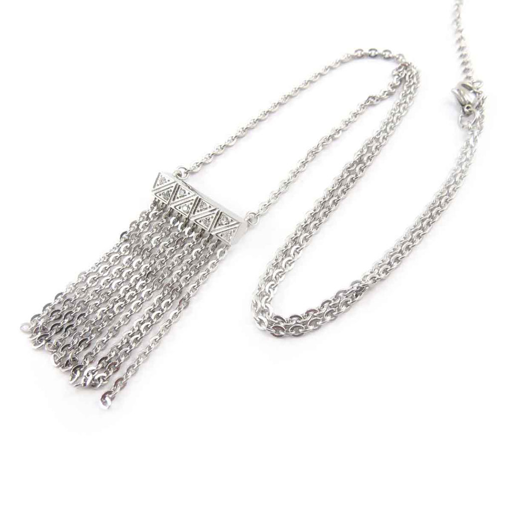 Collier acier 'Carmen' blanc Collier acier 'Carmen' blanc