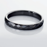 Bague Pilar Petite Ceramique Noir Céramique Bague Pilar Petite Ceramique Noir Céramique