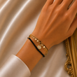 Bracelet Smile Chic Noir & Doré
