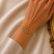 Bracelet Étoile Élégance Dorée