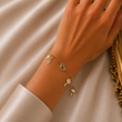 Bracelet Charms Élégance Dorée