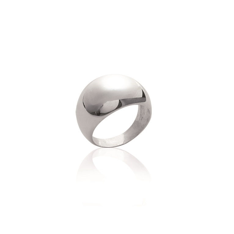 Bague Dome en Céramique – Élégance Intemporelle et Design Audacieux