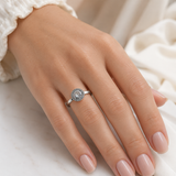 Bague en argent 925 “Cercle d’Éclat” – Élégance intemporelle sertie de zircons