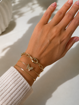 Bracelet Femme Doré avec Pendentif