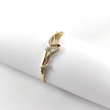 Bracelet Xuping doré avec zirconium – Design fleuri et élégant